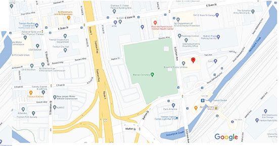 photo: Google map of the Trenton