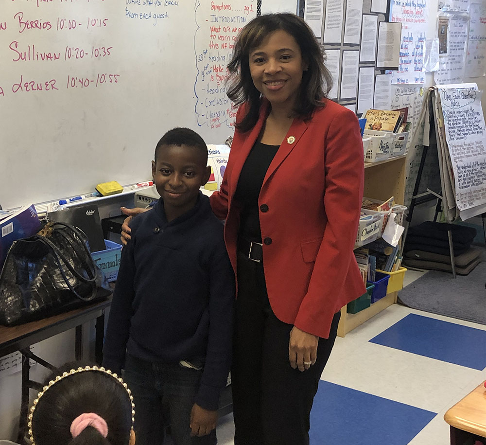 Secretary of State Tahesha Way visits Dr. Leroy McCloud Elementary School  - Link - https://www.state.nj.us/state/sos-secretary-in-the-community-2019-0204.shtml