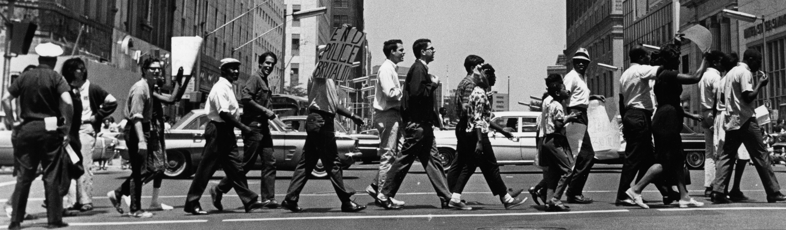 Newark Community Union Project march. Newark, NJ, 1965. Doug Eldridge Collection.