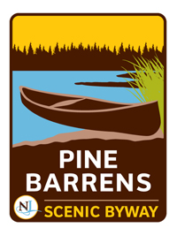 Pine Barrens Byway sign